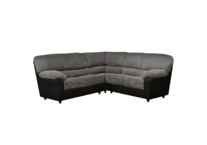 Metropolis Grey fabric corner sofa from the Candy collection.