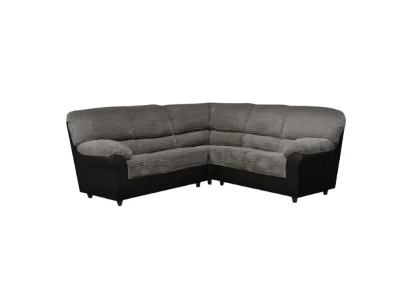 Metropolis Grey fabric corner sofa from the Candy collection.