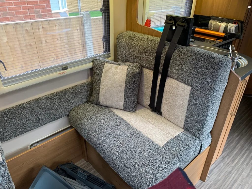 Motorhome Reupholstery for a customer.